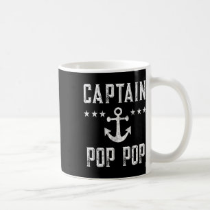 Personalisierter Kapitän Pop Pop Boating Retro Boo Kaffeetasse