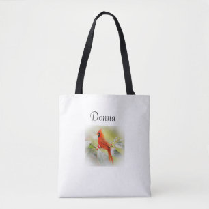 Personalisierter Kardinal Tote Tasche