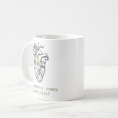 Personalisierter Kardiologe Kaffeetasse (Vorderseite Links)