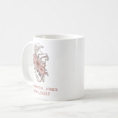 Personalisierter Kardiologe Kaffeetasse (Vorderseite Links)