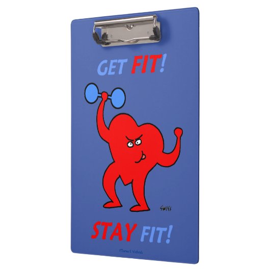 Personalisierter Kardiologe Klemmbrett (Links)