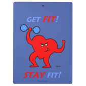 Personalisierter Kardiologe Klemmbrett (Rückseite)