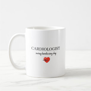 Personalisierter Kardiologe rettet jeden Tag Herze Kaffeetasse