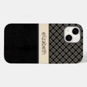 Personalisierter Karierter Fall Case-Mate iPhone Hülle (Rückseite (Horizontal))