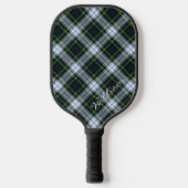 Personalisierter Karierter Rustikaler Gordon Clan  Pickleball Schläger (Vorderseite)