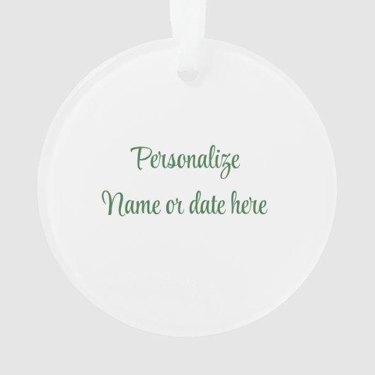 Personalisierter Karierter Scotty Hund Ornament (Rückseite)