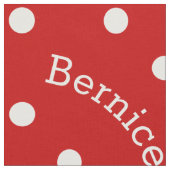 Personalisierter karminroter roter stoff (Nahaufnahme)