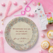 Personalisierter Karten-Teller Pappteller (Party)