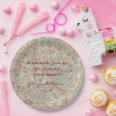 Personalisierter Karten-Teller Pappteller (Party)