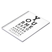 Personalisierter KartenSpaß für benutzerdefinierte Notizblock (Linke Seite)