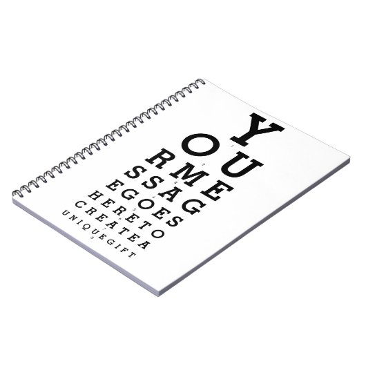 Personalisierter KartenSpaß für benutzerdefinierte Notizblock (Linke Seite)