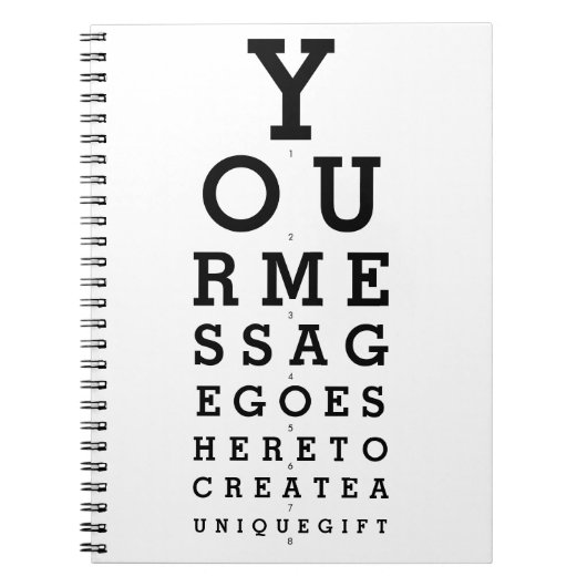 Personalisierter KartenSpaß für benutzerdefinierte Notizblock (Vorderseite)