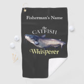 Personalisierter Katfisch Whisperfischen Handtuch (Insitu)
