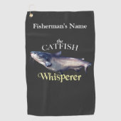 Personalisierter Katfisch Whisperfischen Handtuch (Vorderseite)