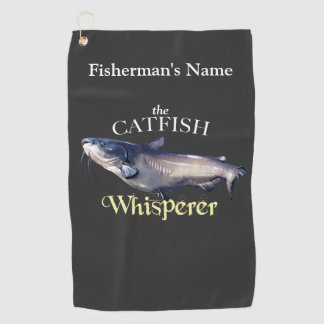 Personalisierter Katfisch Whisperfischen Handtuch