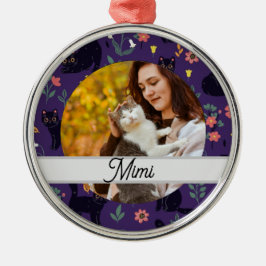Personalisierter Katzen-Schmuck | Benutzerdefinier Ornament Aus Metall