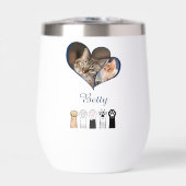 Personalisierter Katzenfoto-Becher mit individuell (Vorderseite)