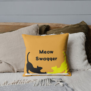Personalisierter Katzenliebhaber Lustiger Katzen-S Kissen