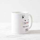 Personalisierter Katzenmutter-Becher Kaffeetasse (VorderseiteRechts)
