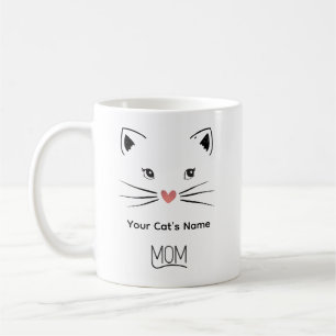 Personalisierter Katzenmutter-Becher Kaffeetasse