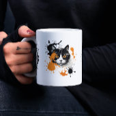 personalisierter Katzenpapa Jumbo-Tasse