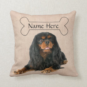 Personalisierter Kavalier König Charles Spaniel Hu Kissen