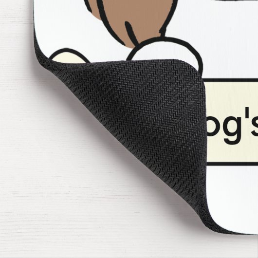 Personalisierter Kavalier Mousepad (Ecke)