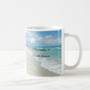Personalisierter Keepake vom tropischen Strand Kaffeetasse