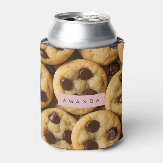 Personalisierter Kekse mit Schokoladenstückchen Dosenkühler (Kanne Vorderseite)