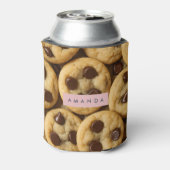 Personalisierter Kekse mit Schokoladenstückchen Dosenkühler (Kanne Rückseite)