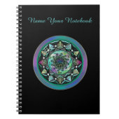 Personalisierter keltischer Mandala mit mystischen Notizblock (Vorderseite)