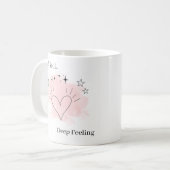 Personalisierter Keramik-Kaffeebecher Soft Soul Kaffeetasse (Vorderseite Links)