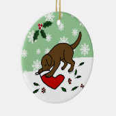 Personalisierter Keramik Ornament (Rechts)