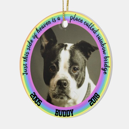 Personalisierter Keramik Ornament (Links)