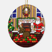 Personalisierter Keramikornament (Links)