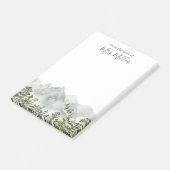 Personalisierter Kiefernwald und -gebirge Post-it Klebezettel (angewinkelt)