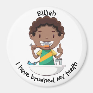 Personalisierter Kinder-Magnet - Ich habe meine Zä Magnet