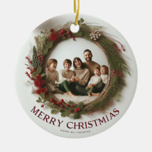 Personalisierter Kinder-Weihnachtsschmuck Benutz Keramik Ornament
