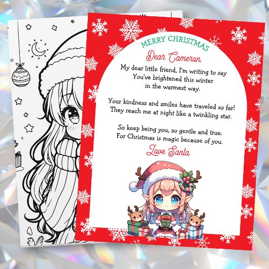 Personalisierter Kinderbrief von Santa 