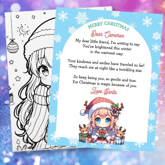Personalisierter Kinderbrief von Santa 