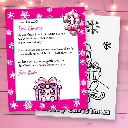 Personalisierter Kinderbrief von Santa
