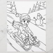 Personalisierter Kinderbrief von Santa (Rückseite)