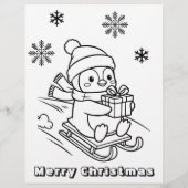 Personalisierter Kinderbrief von Santa (Rückseite)