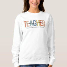 Personalisierter Kindergartenlehrer Sweatshirt