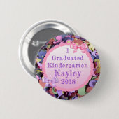 Personalisierter Kindergartner Graduate Proud Butt Button (Vorne & Hinten)