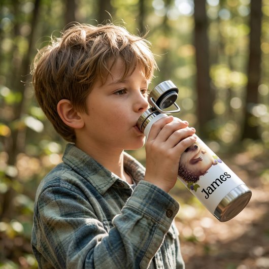 Personalisierter Kinderigel Trinkflasche