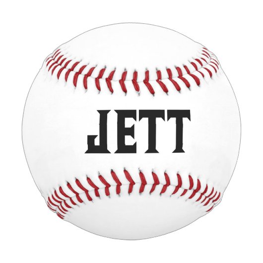 Personalisierter Kindername Baseball (Vorderseite)