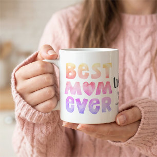 Personalisierter Kindername Beste Mama überhaupt M Kaffeetasse