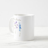 Personalisierter Kindername-Garten Mutter Kaffeetasse (Vorderseite Links)