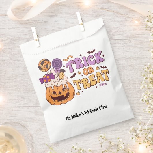 Personalisierter Kindertrick oder Party-Taschen be Geschenktütchen (Ausgeschnitten)